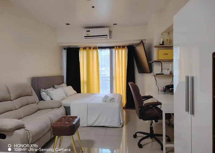 Apartment One Bed With Free Gym, Pool And Wifi In Makati Manila